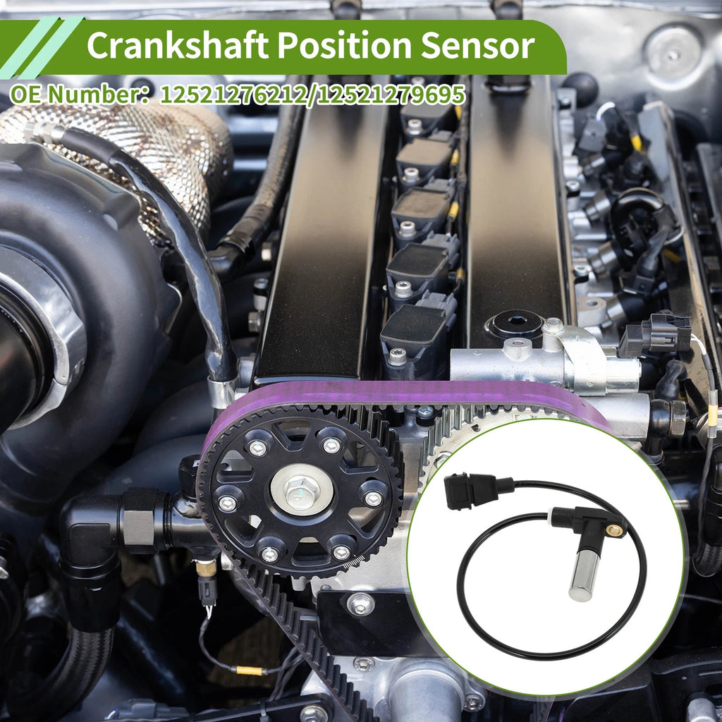 Crankshaft Position Sensor for BMW 325 (1986–1987) No. 12521276212 Black