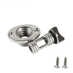 316 SS Drain Elliptical Hand-twist for Boat Maintenance