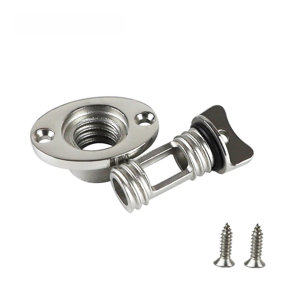 316 SS Drain Elliptical Hand-twist for Boat Maintenance