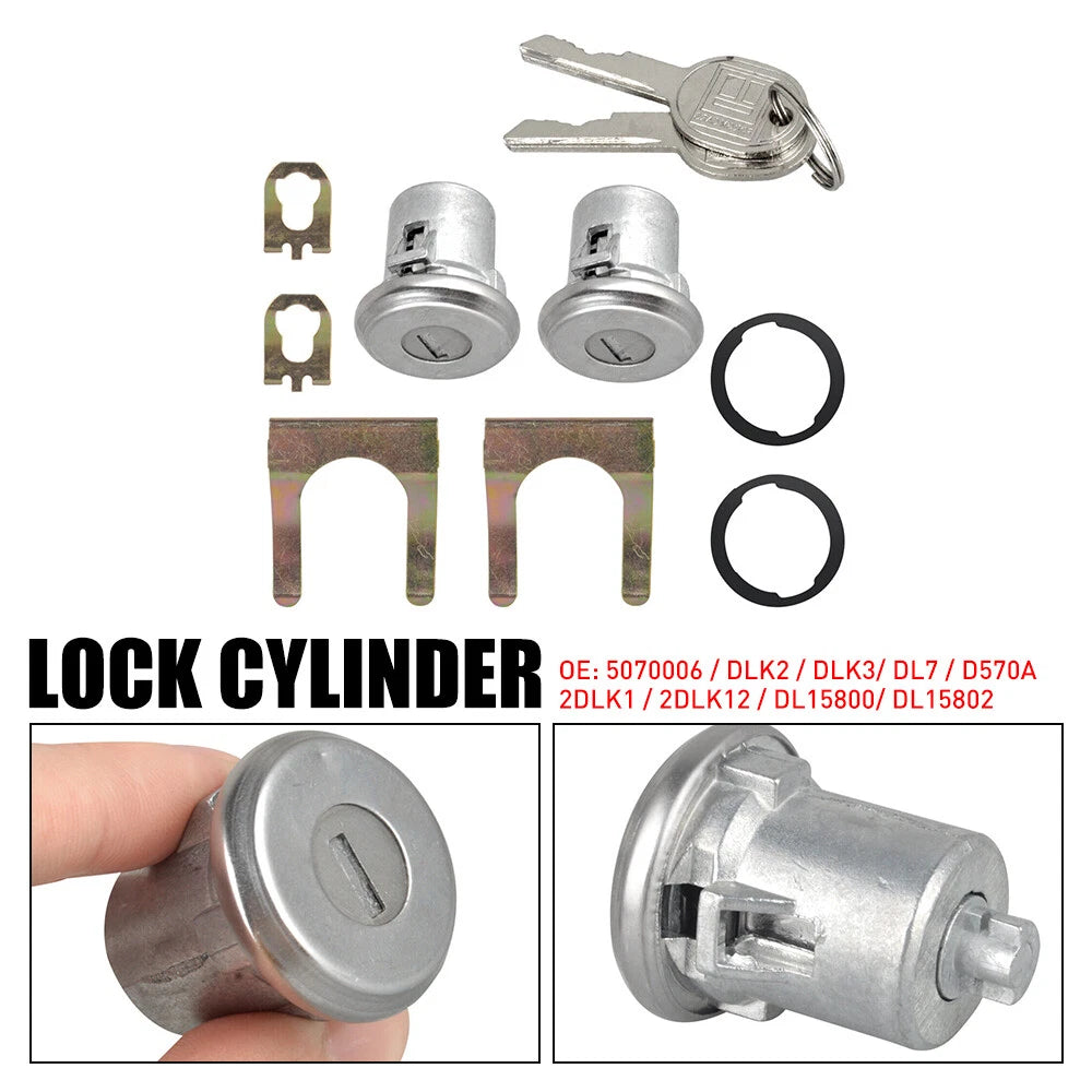 Door Lock Cylinder Set for Chevy C10 C20 C30 1500 SUV