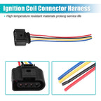 Set of 4 Ignition Coil Connectors for Volkswagen CC 2.0T (2009–2016) No. 1J0973724A
