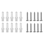 20 Pc Wall Fastener Kit with Plastic Expansion Tubes and Screws