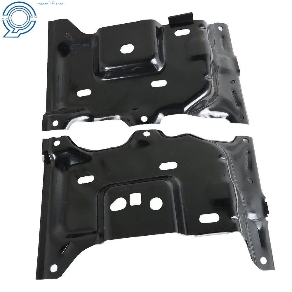 Set of 2 Front Bumper Brackets for Ford F-150 (2015–2017) Black