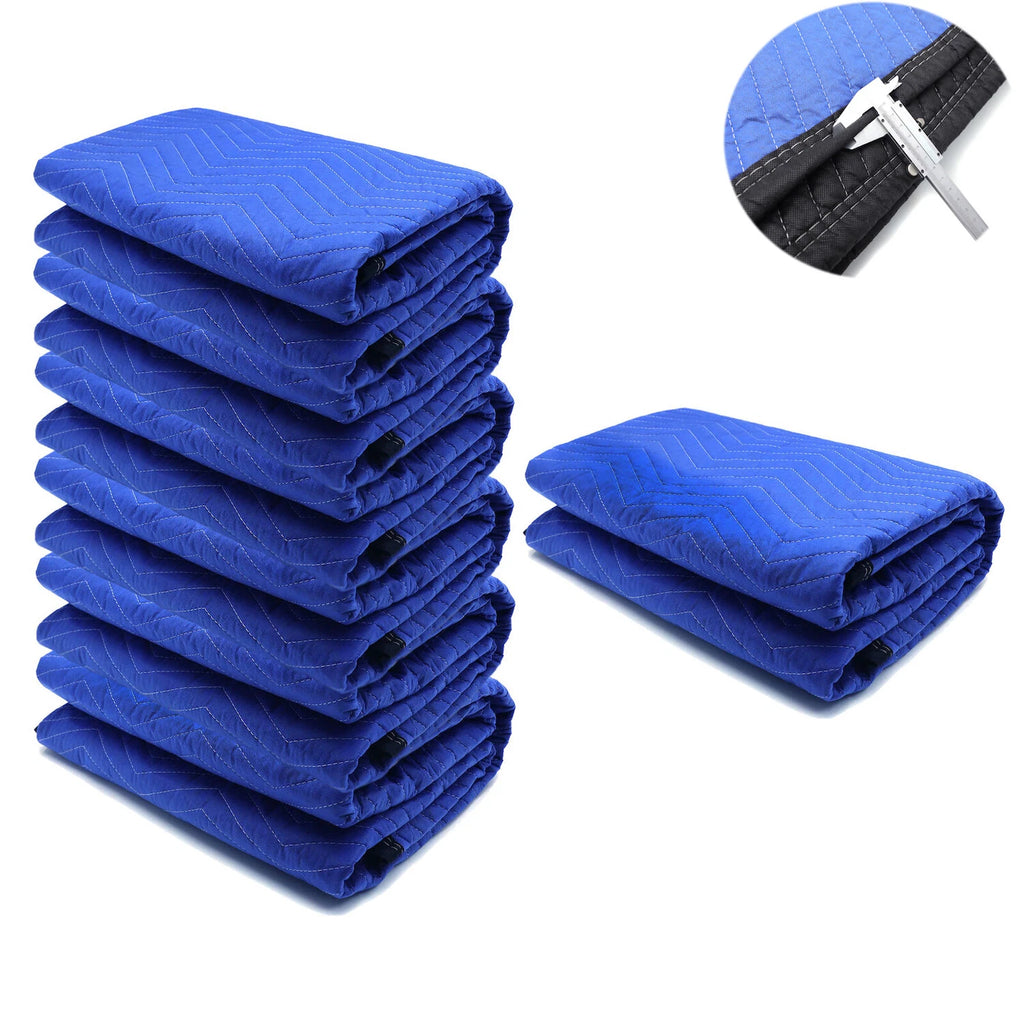 7PC Extra Thick Furniture Moving Packing Blanket for Shipping