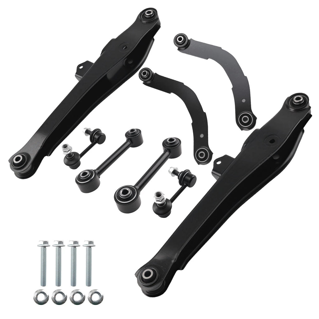 8pc Rear Upper Lower Control Arms Lateral Links for Dodge Caliber (2007–2012)