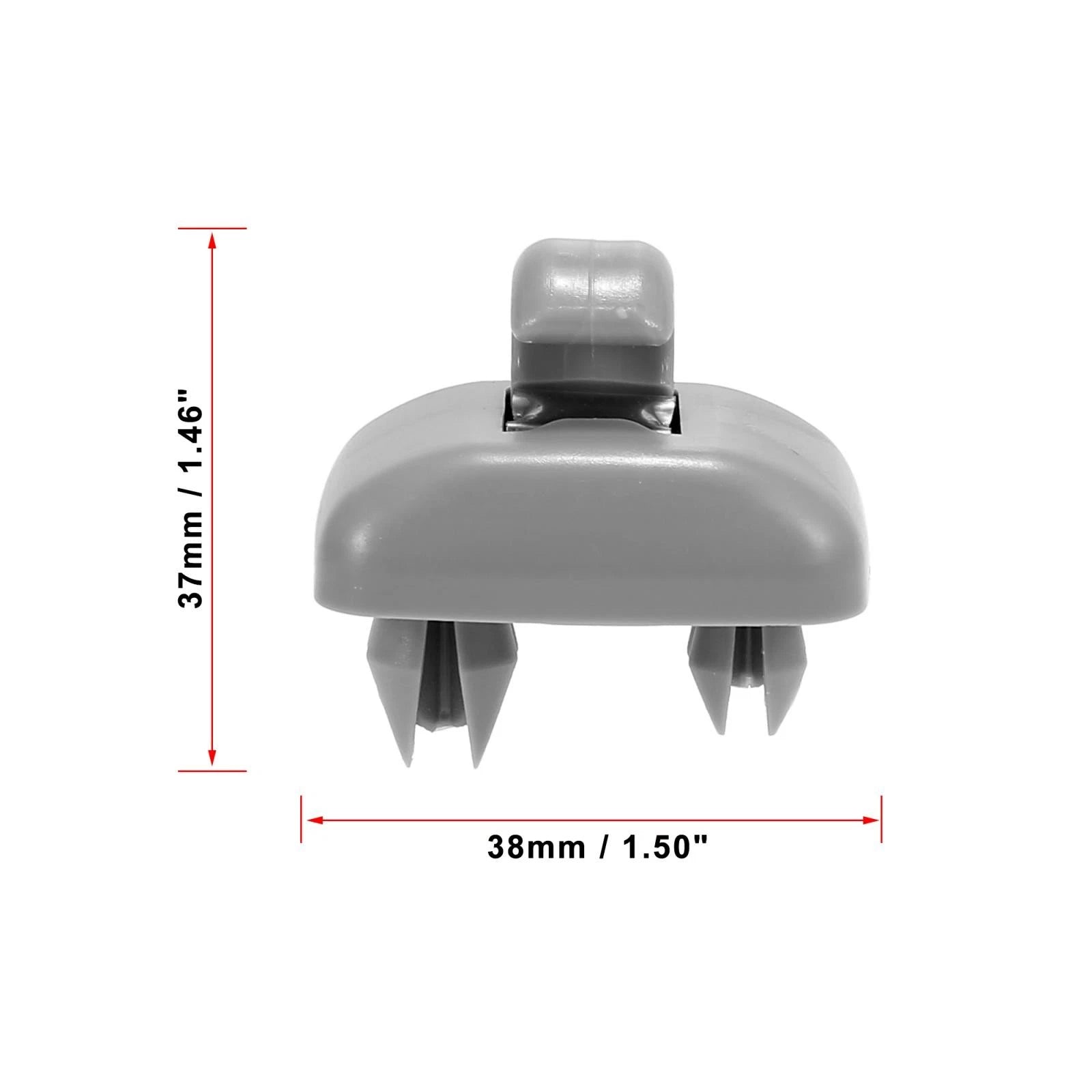 2X Sun Visor Hook Clip Retainer 8U0857562 for Audi A1 A3 A4 A5 Q3 Q5 (2010–2020)