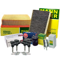 Set of 4 Mann Filters & 4 NGK Iridium IX Spark Plugs for Audi L4