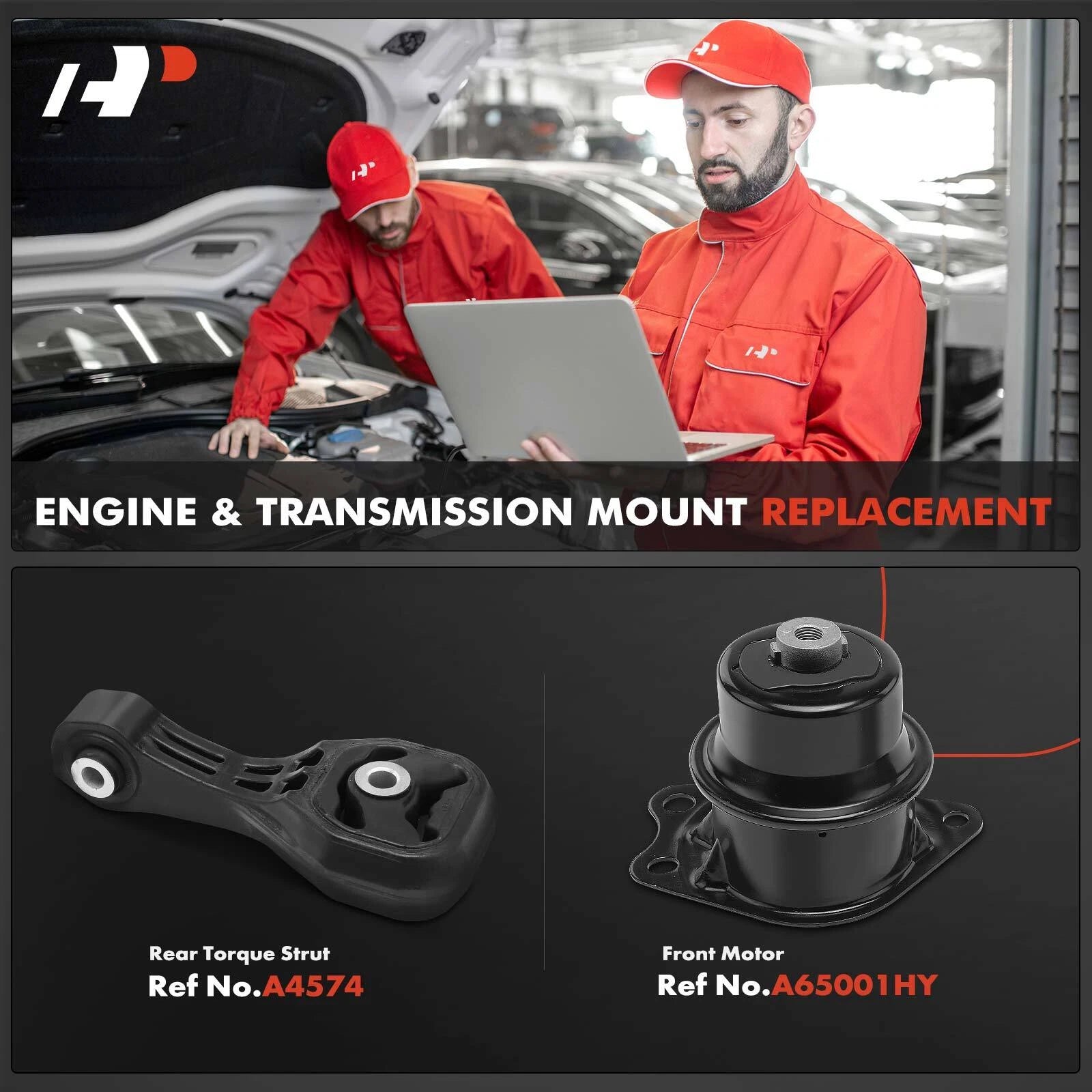 2X Engine Motor & Torque Strut Mount for Honda Fit (2009-2014)