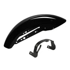 Black Rear Fender & Support Bracket for Harley Sportster XL883 XL1200 (2010–2022)