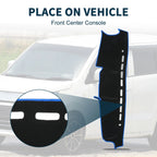 Dashboard Dash Cover Mat for Suzuki Jimny JB64 JB7 (2018–2024) Black Blue