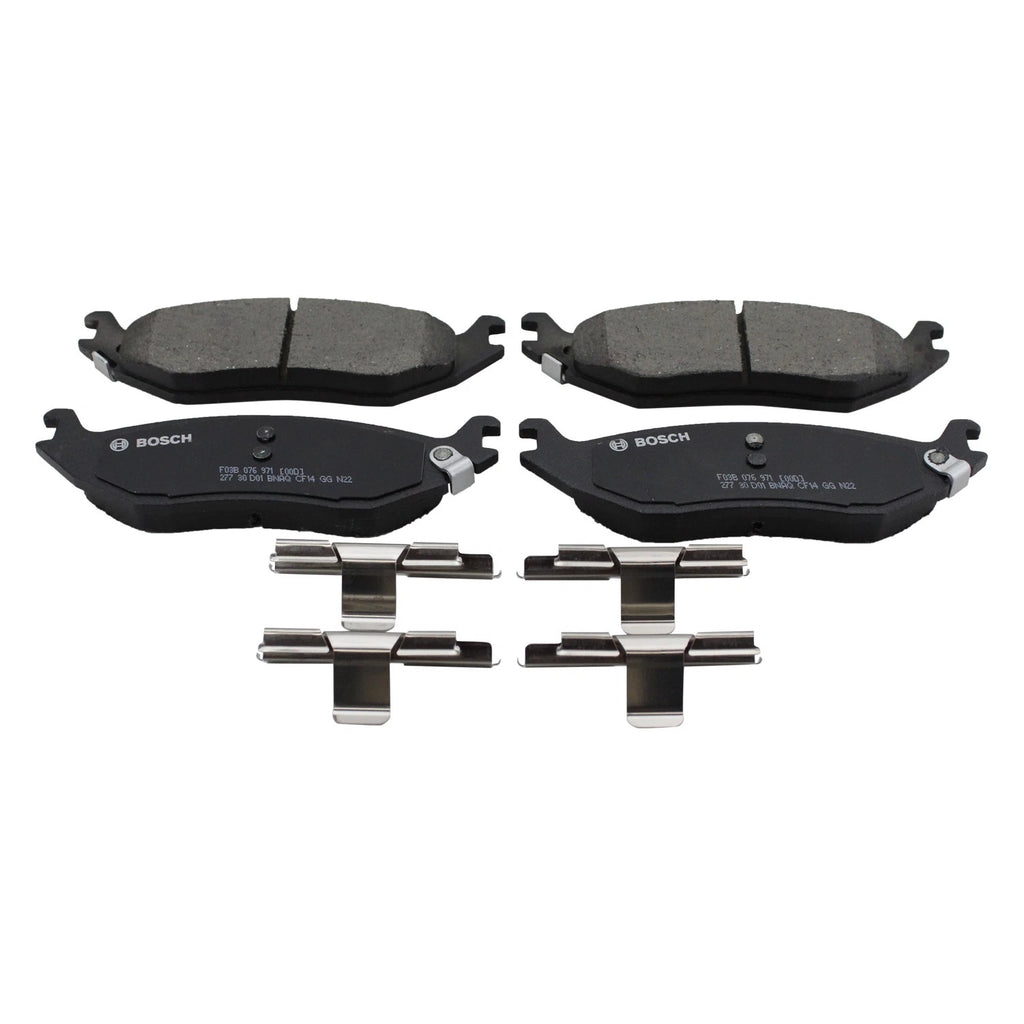 DuraGo Rear Rotors & Bosch QuietCast Ceramic Disc Brake Pad Kit for Dodge Ram 1500 (2019–2023)
