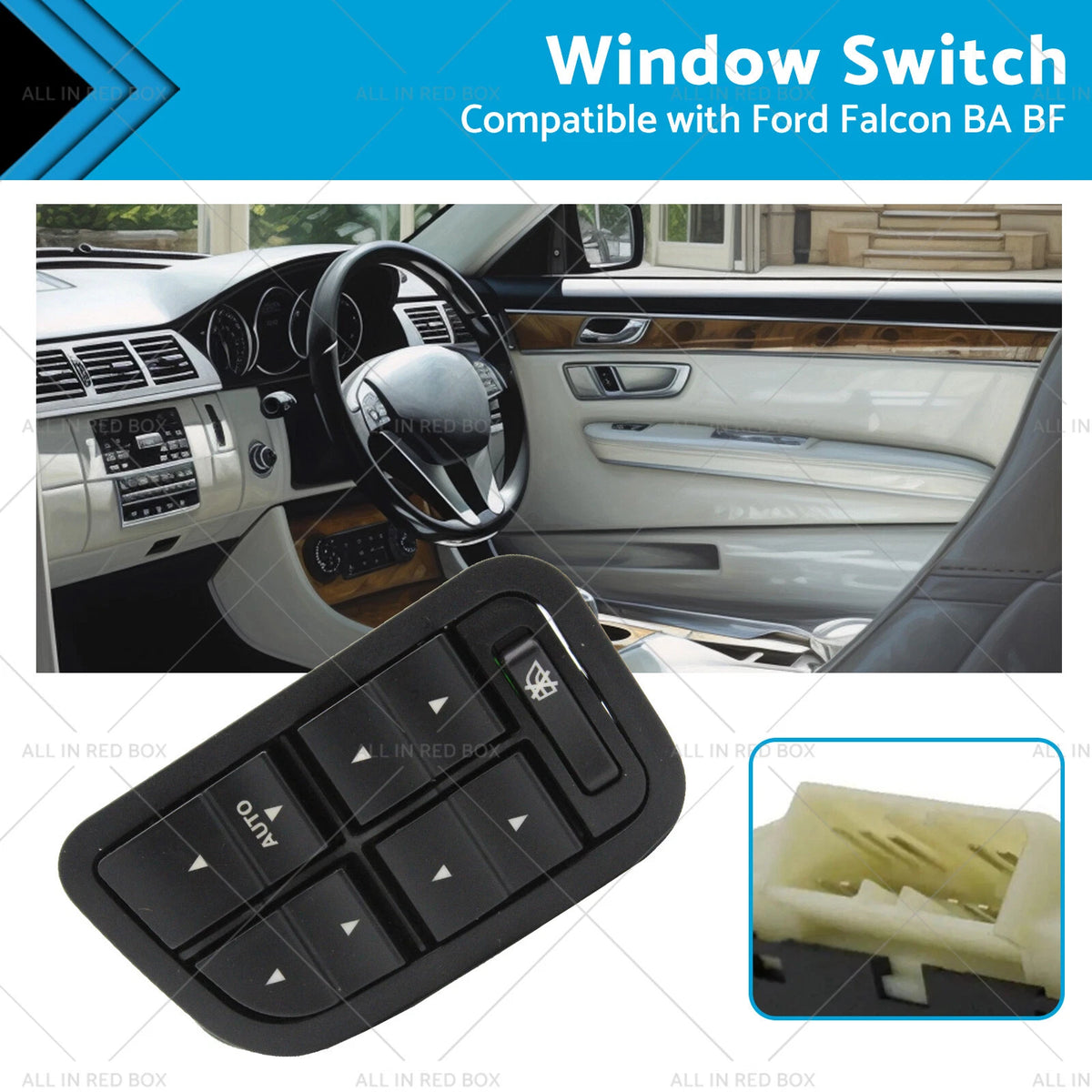 Power Window Switch with Illumination for Ford Falcon BA BF (2002–2008)