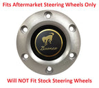 Brushed Steering Wheel Horn Button for Classic Ford Bronco (1966–1977)