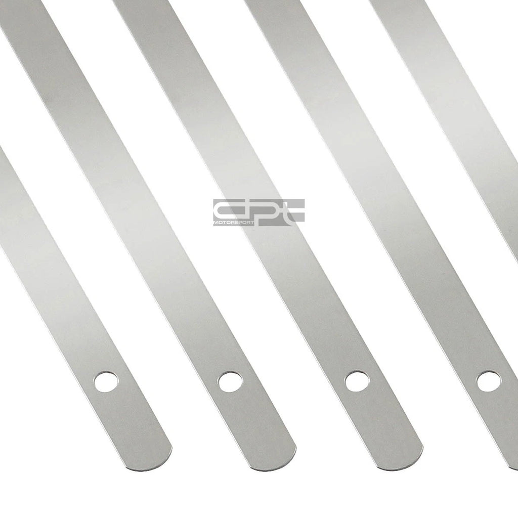 Set of 10 Stainless Steel Self-Locking Zip Ties for Exhaust Wrap