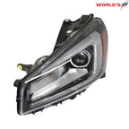 Projector Headlight for GMC Acadia (2013–2016) Halogen with LED Tube Black Left