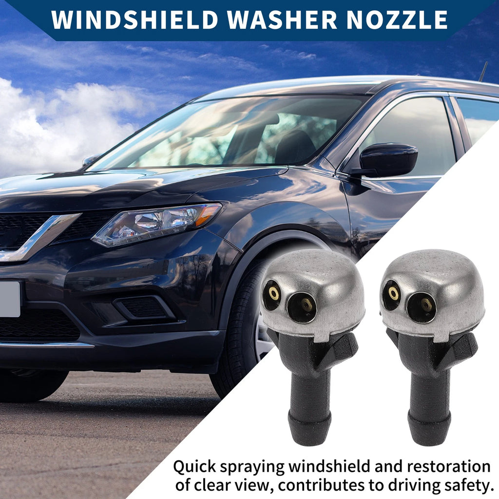 2X Front Windshield Washer Nozzles No.1078600147 for Mercedes-Benz 220D (1968–1973)