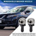 2X Front Windshield Washer Nozzles No.1078600147 for Mercedes-Benz 220D (1968–1973)