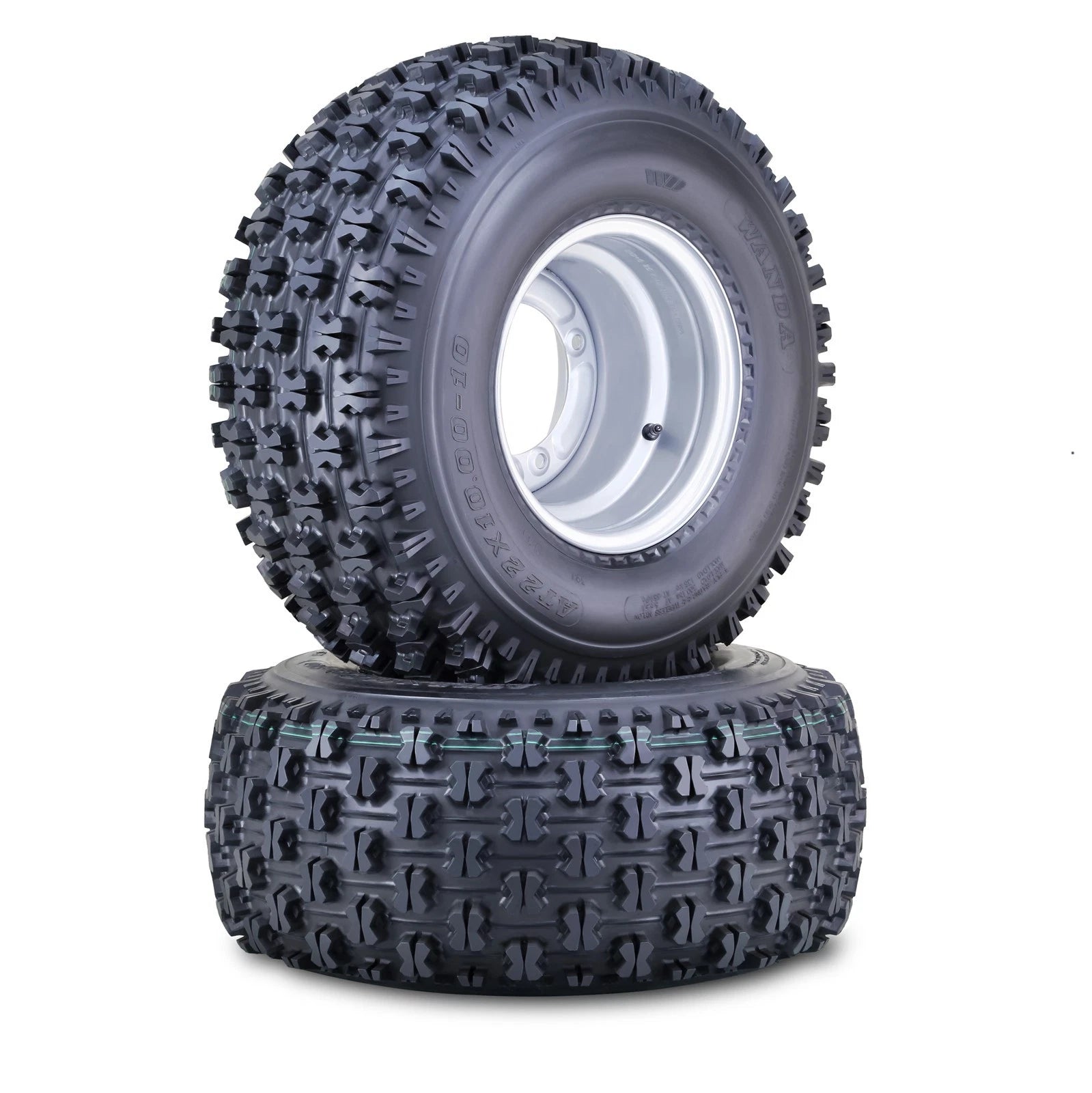 2 Wanda 22X10-10 Sport ATV Tire Wheel Assembly for ATV (10089)