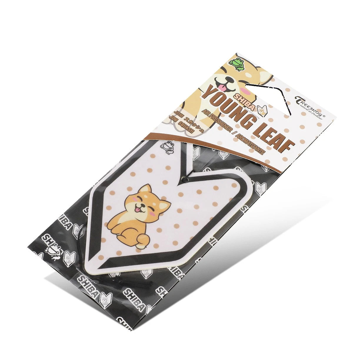 Treefrog Wakaba Young Leaf Air Freshener for Car Office (JDM)