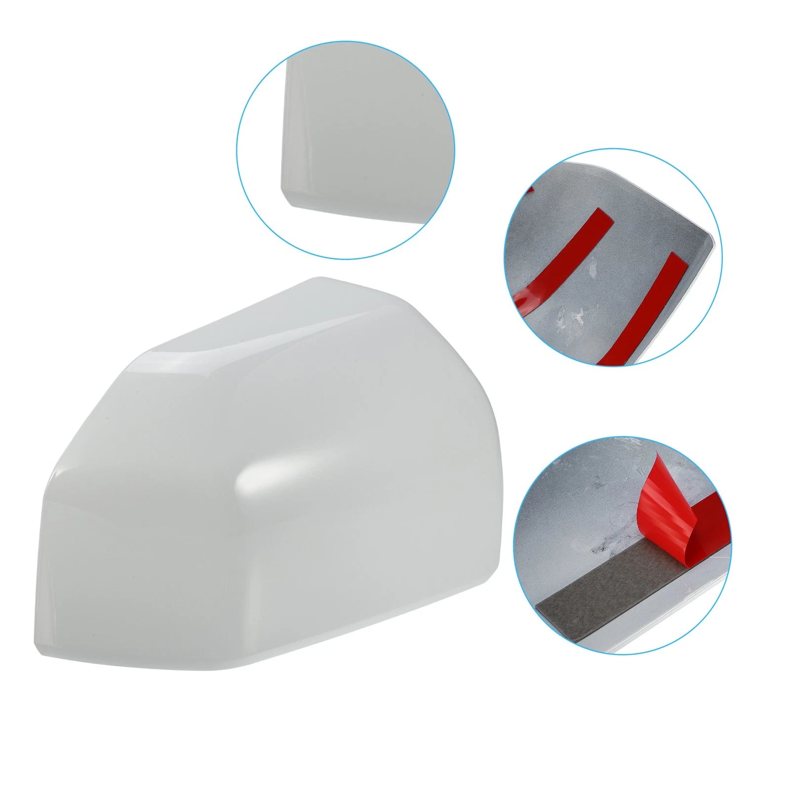 Rearview Mirror Cover Caps Overlay for Ford F150 (2015–2023) Z1 Oxford White