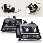 Dual LED Projector Headlights for Chevy Avalanche Tahoe Suburban (2007–2014)