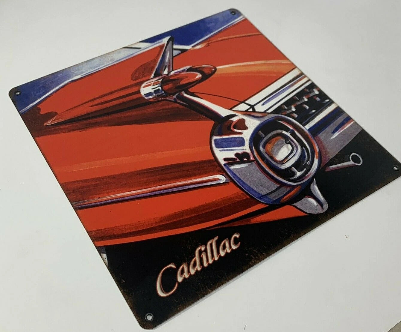 Fin Tail Light Metal Sign for 1959 Cadillac Deville (1959–1959)
