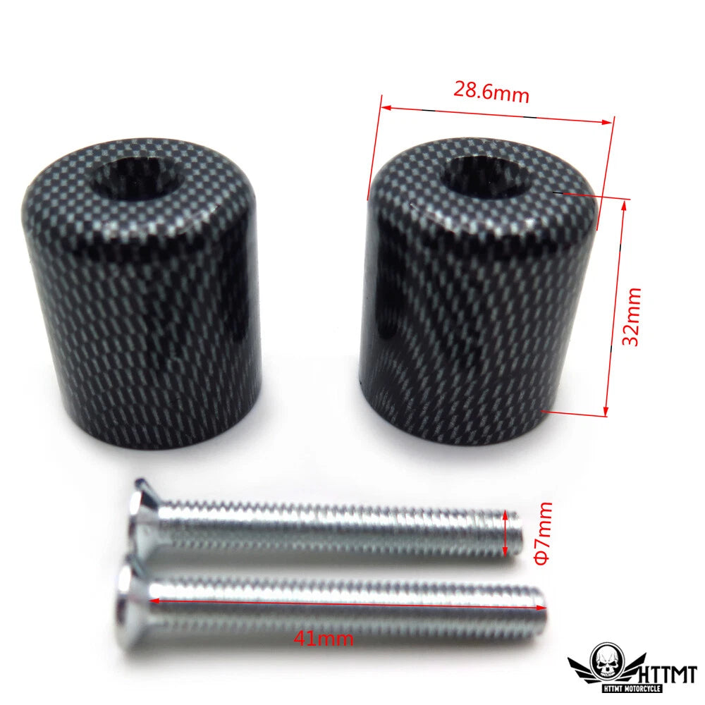 Chrome Billet Aluminum Bar Ends for Suzuki GSX1300R Hayabusa (1999–2016)