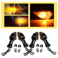 Set of 4 Amber Turn Signal Lights for Kawasaki Ninja 400 (2018–2023)