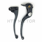 Set of 2 Black Brake & Clutch Aluminum Levers for Kawasaki Ninja 636 ZX6R (2005–2006)
