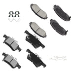Set of 4 Ceramic Disc Brake Pads & Hardware for Acura RDX (2019–2021)