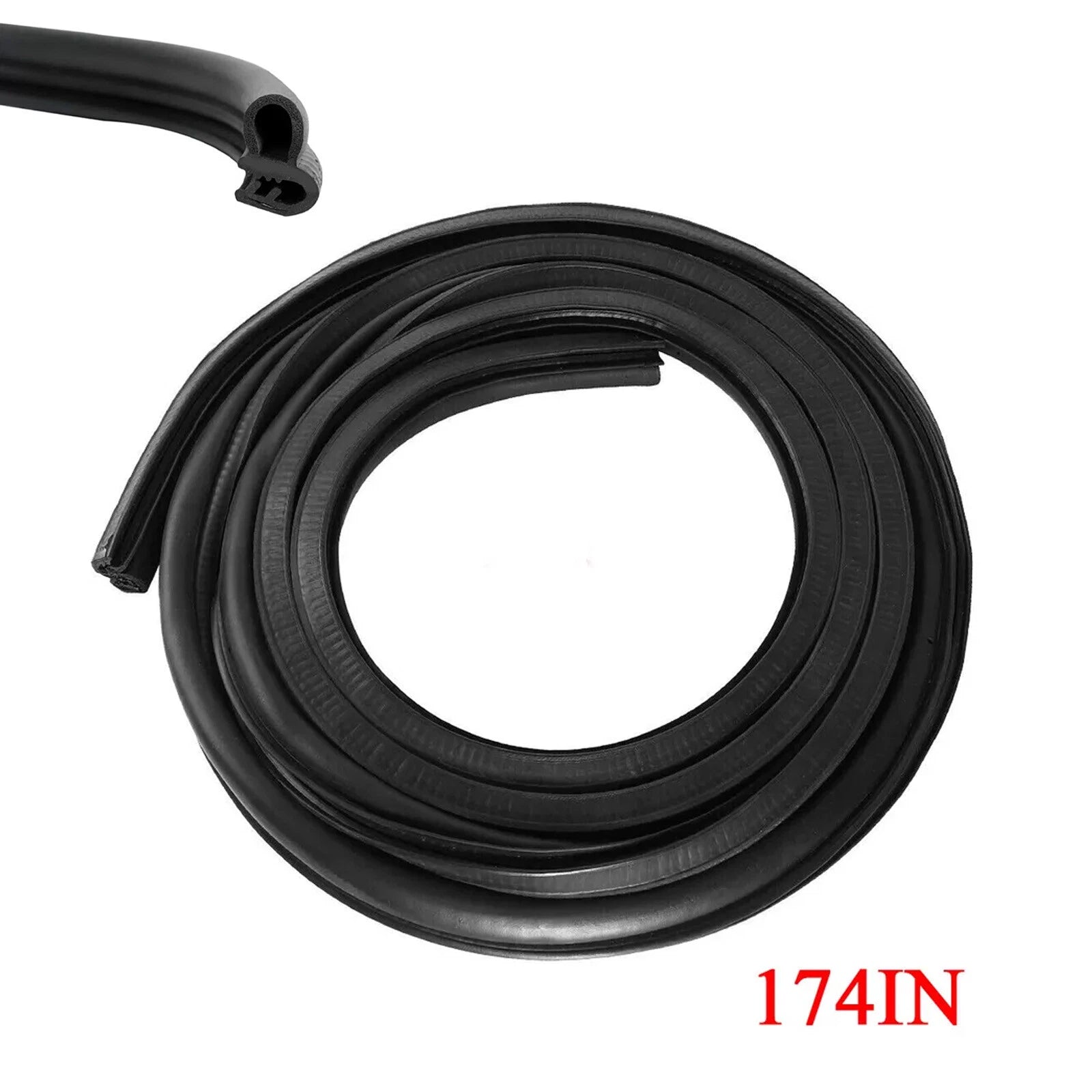 Set of 2 Door Seals Weatherstrip Kit for Ford Bronco F100 F150 F250 F350 (1973–1979)
