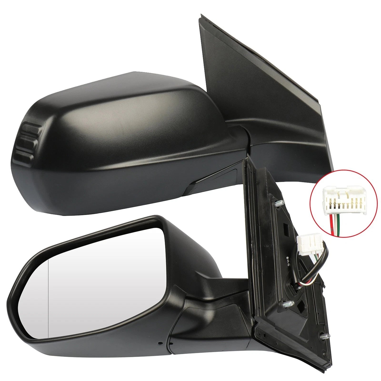 Set of 2 Power Side Mirrors for Honda CR-V (2012–2016) Black
