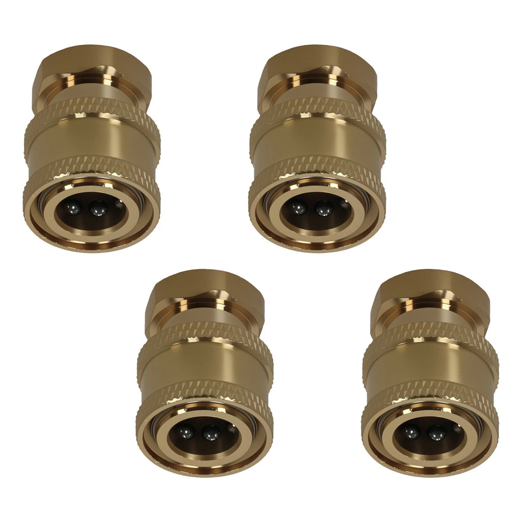 Brass Fitting Adapter 1/4" QC Socket to NPT for Pressure Washer (2010–2023)