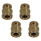 Brass Fitting Adapter 1/4" QC Socket to NPT for Pressure Washer (2010–2023)