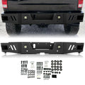 Rear Bumper for Dodge Ram 2500 3500 (2010–2024) with LED Lights, Steel