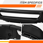 Front Bumper Face Bar for Ford F-150 (2006–2008) Primered Black w/o Fog Light Holes