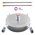 20" High Pressure Washer Surface Cleaner for 4200PSI w/ 2 Extension Wands Filter