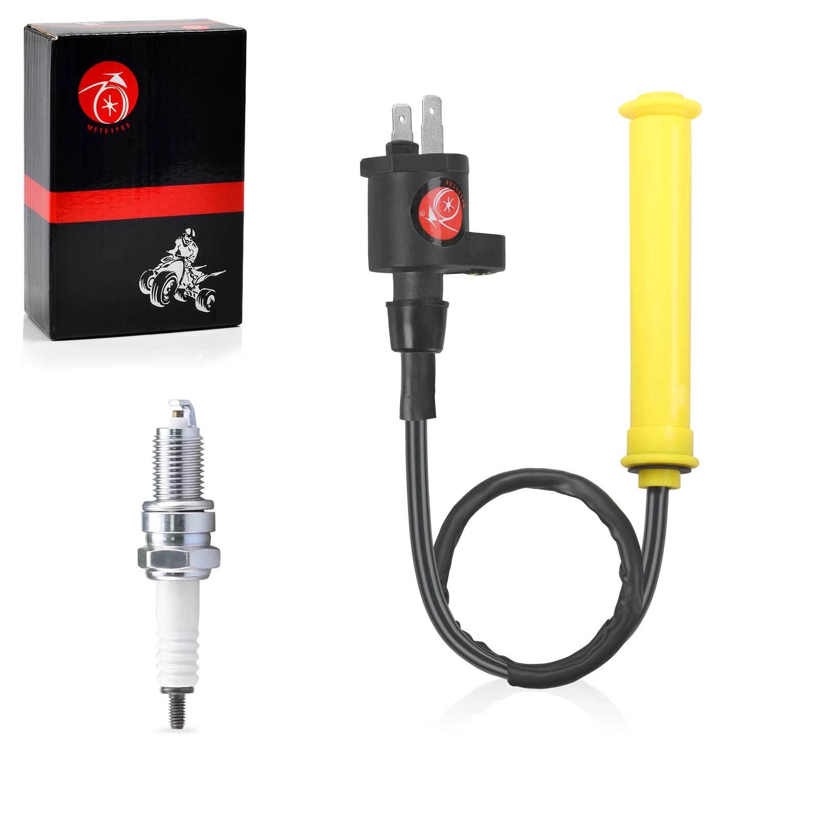 Ignition Coil & Spark Plug Set for Honda XR250R (1996–2004) XR250L (1991–1996)