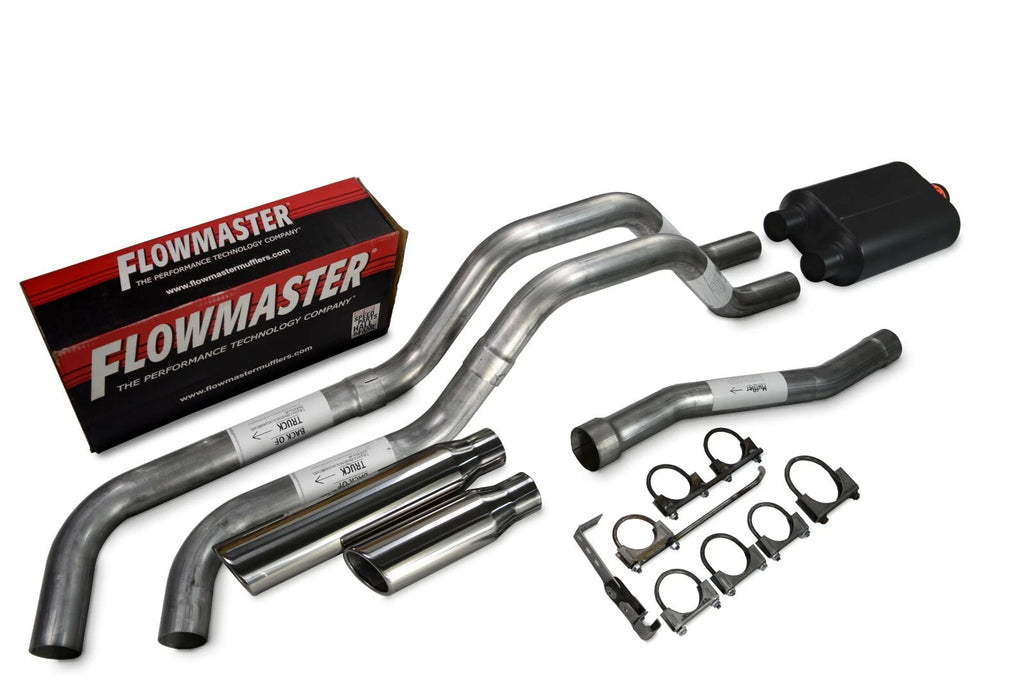Dual Exhaust 2.5" Side Exit Flowmaster Super 40 for Nissan Titan (2004–2006)