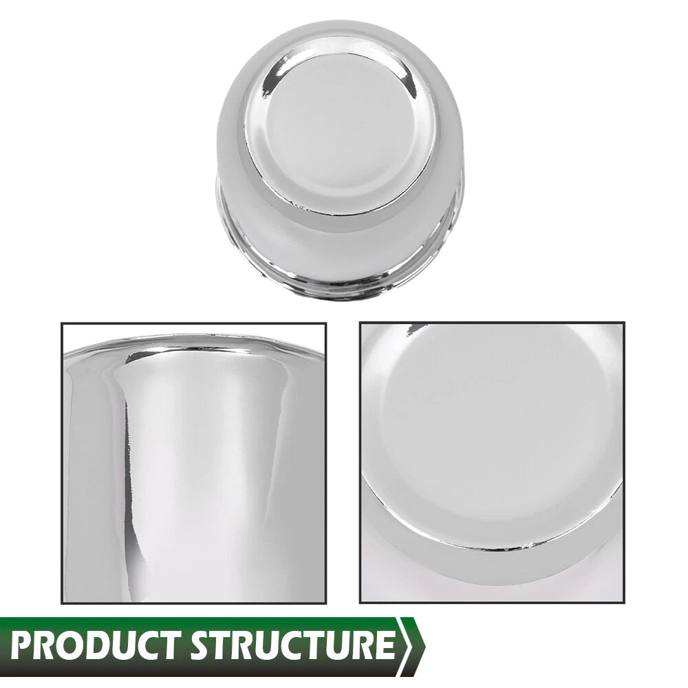 Set of 4 Center Caps for Weld Draglite 5 Lug Trailer Wheels