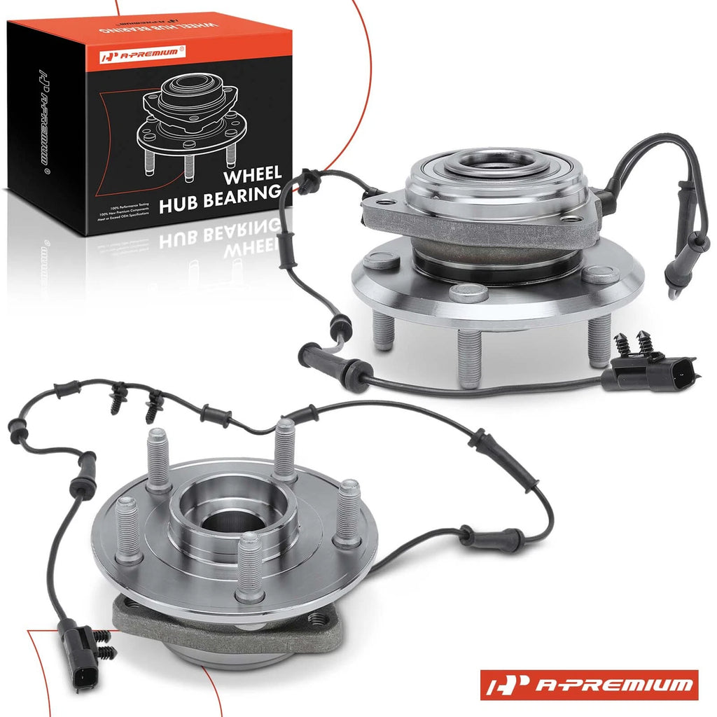 2X Front Wheel Hub Bearing Assembly for Jeep JK Wrangler (2011–2017)