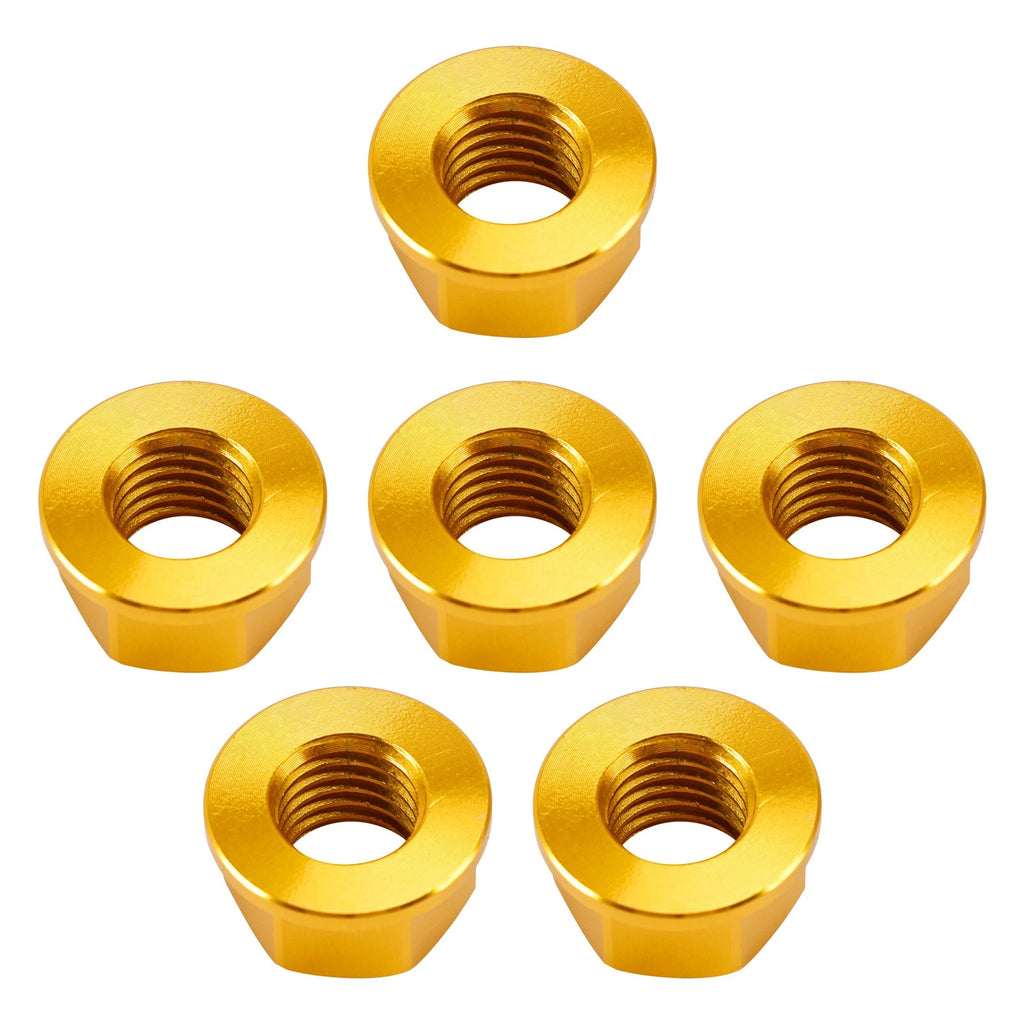 Rear Sprocket Nut Kit M10x1.5mm Gold for Aprilia RSV RSV4 1000R (2004–2016)