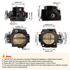 70mm Throttle Body for Honda Civic (K20 K24)