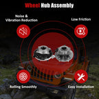 Set of 4 Wheel Hub Bearings for Dodge Grand Caravan Chrysler Town & Country (2008–2012)