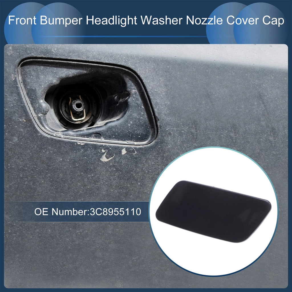 Front Right Washer Nozzle Cover Cap for Volkswagen Passat CC (2008–2012) Blue
