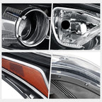 Right Side Projector Headlight Lamp for Forte Sedan (2019–2021) Black Housing