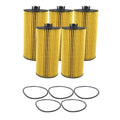 Set of 5 Engine Oil Filters for Ford E-350 F-250 F-350 SD 6.0 V8