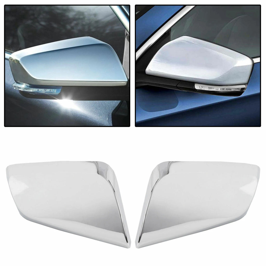Chrome Triple Mirror Covers for Chevy Impala (2014–2020)