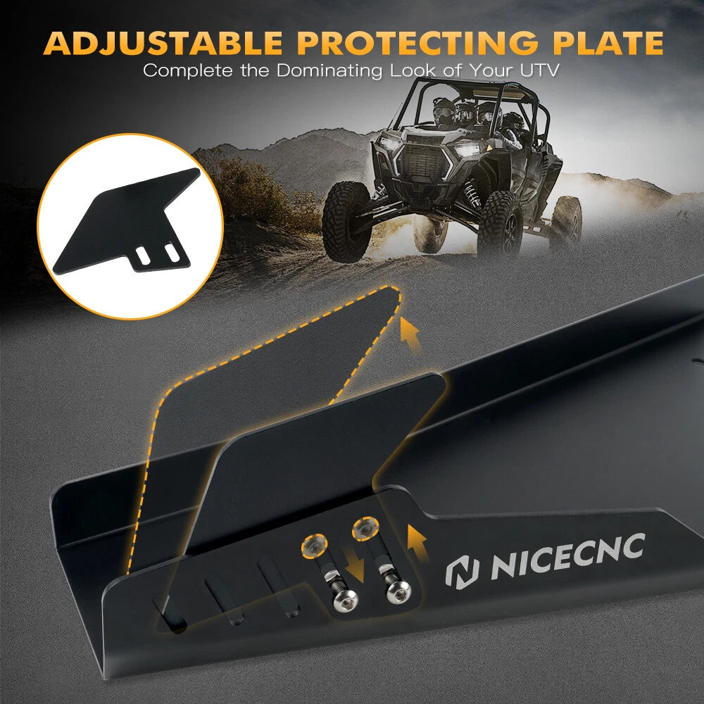 1/8'' Aluminum Front A-Arm Skid Plate Guards for Polaris RZR XP 1000 (2017–2021)