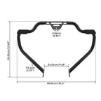 Mustache Engine Guard Support Bracket for Harley Low Rider ST (2022-2025)